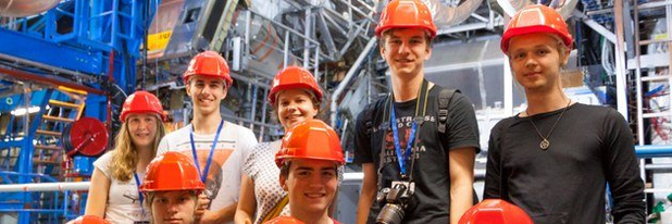 Jugendliche bei CERN Projektwochen