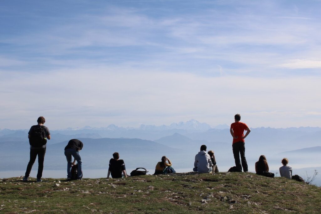 Wandern in den Bergen