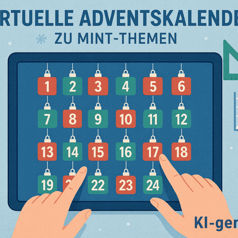 Digitale Adventskalender für Neugierige – täglich ein neues Rätsel aus Physik, Mathe oder KI